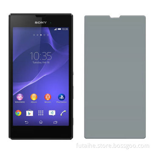 privacy tempered glass screen protector for sony Xperia T3New